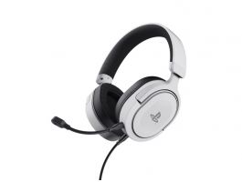 TRUST GXT498W FORTA PC/PS5 vezetékes fejhallgató mikrofonnal, fehér