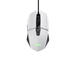 TRUST GXT109W FELOX Gaming vezetékes optikai egér, fehér
