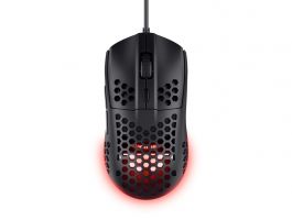 TRUST GXT928 HELOX ultra könnyű vezetékes optikai egér, fekete