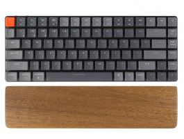 Keychron K3/K7 csuklótámasz, barna tömör fa