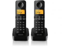 Philips D2602B/53 dect telefon fekete