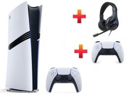 Sony Playstation 5 Pro Konzol + Nacon PS5 Headset V1 + DualSense V2 kontroller (csomag)