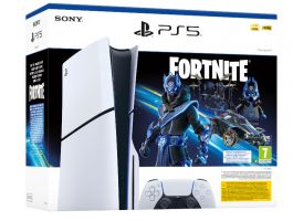 Sony Playstation 5 Slim konzol, 1TB - D-chassis Fortnite Bundle