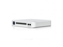 UBiQUiTi Switch 8x1000Mbps (6xPOE+ 2xPOE++ 120W) + 2x10Gbbps SFP+, Menedzselhető, Asztali (USW-PRO-8-POE)