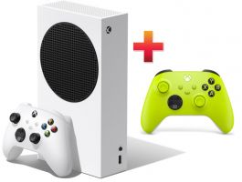MS Xbox Series S 512GB konzol + Electric Volt kontroller (csomag)