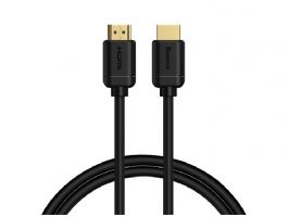 BASEUS HIGH DEFINITION SERIES TV/HDMI kábel (19pin, HDMI-A - HDMI-A, v2.0, 4K 60Hz, HDR, 200cm) FEKETE