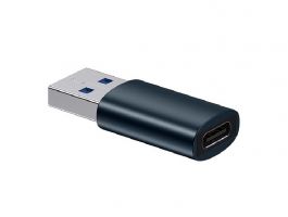 BASEUS INGENUITY adapter (USB - Type-C aljzat, OTG, adatátvitel és töltés) SÖTÉTKÉK