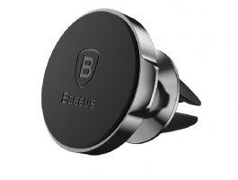 BASEUS SMALL EARS [Honor Magic7 Lite] autós tartó (szellőzőre, mágneses, 360°) FEKETE