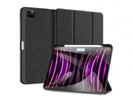 DUX DUCIS DOMO [Apple iPad Pro 11 (2024)] aktív FLIP, oldalra nyíló tok FEKETE