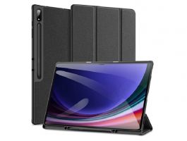 DUX DUCIS DOMO [Samsung Galaxy Tab S9 Ultra] aktív FLIP, oldalra nyíló tok FEKETE
