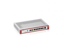 ZYXEL Tűzfal 7x1-GbE port + 1xPOE+ 1xUSB 3.0 + 1xkonzol port (USGFLEX100HP-EU0101F)