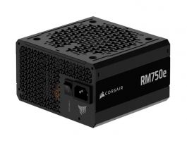 CORSAIR  RM750e, 750W, 12cm, ATX 3.1, PCIe 5.1 Moduláris Tápegység, BOX, Cybenetics Gold (CP-9020295-EU)