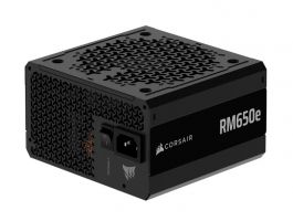 CORSAIR RM650e, 650W, 12cm, ATX 3.1, PCIe 5.1, Moduláris Tápegység, BOX, Cybenetics Gold (CP-9020302-EU)
