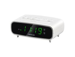 Sencor SRC 2600 W órás rádió fehér (35060395)