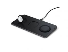 Satechi Trio Wireless Charging Pad (Apple Watch, Airpods, iPhone) vezeték nélküli töltőállomás (ST-X3TWCPM)