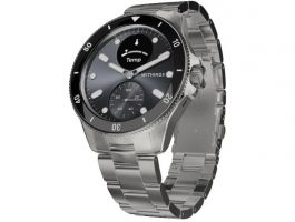 Withings Scanwatch Nova 42mm oksóra rozsdamentes acél tok, fekete szíjjal (HWA10-MODEL 9-ALL-INT)