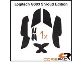 Corepad Logitech G303 Shroud Edition Soft Grips, fekete (CG71700)