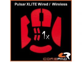 Corepad Mouse Rubber Sticker #722 - Pulsar Xlite Wired/ Wireless gaming Soft Grips, piros (CG72200)