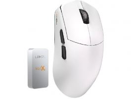 LAMZU MAYA X 8K vezeték nélküli gaming egér, fehér (MAYA X WHITE)