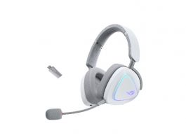 Asus ROG Delta II vezeték nélküli fejhallgató, fehér (90YH03W0-BHUA10)