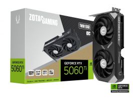 ZOTAC GAMING GeForce RTX 5060 Ti 16GB TWIN EDGE OC GDDR7 (ZT-B50620H-10M) Videókártya