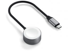 Satechi USB-C Magnetic Fast-Charging Cable for Apple Watch - Space Gray