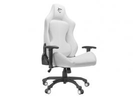 WHITE SHARK MONZA-W GAMER szék fehér, puha nyak és fej párna, lélegző felület, 120 kg-ig (WS MONZA-W)