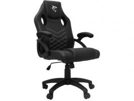 WHITE SHARK ZOLDER fekete gamer szék, puha nyak, fej és hát párnák, lélegző felület, 120 kg-ig (WS ZOLDER)