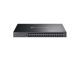 TP-LINK Switch 32x10Gbps SFP+ + 2xkonzol port, Menedzselhető Rackes, SX3032F