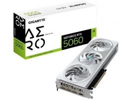 GIGABYTE GeForce RTX 5060 8GB GDDR7 OC Videokártya (GV-N5060AERO OC-8GD)