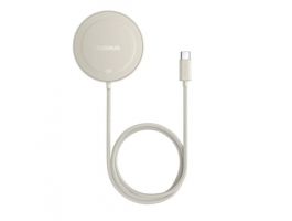 Baseus Simple Mini4 mágneses vezeték nélküli töltő 15W, Magnetic, arany (P10273300G2100)