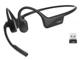 Shokz OpenComm2 UC 2025 Upgrade Bluetooth Headphone, USB-A adapter (C120-AA-BK-EU-000)