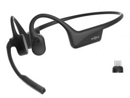 Shokz OpenComm2 UC 2025 Upgrade Bluetooth Headphone, USB-C adapter (C120-AC-BK-EU-000)