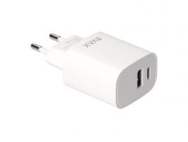 AVAX Hálózati töltő USB-A USB-C 20W, fehér (CH320)