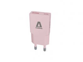 AVAX Hálózati töltő USB-A USB-C 30W Nano Slim rózsaszín (CH641P)
