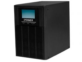 iPOWER UPS, 1000VA, 1000W, 4x IEC C13, SNMP/USB/RS-232, szünetmentes tápegység (UPS1000-I-T1KVA-2B)