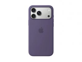 Apple MagSafe-rögzítésű iPhone 17 Pro Max-szilikontok – ködös lila (MGFN4ZM/A)