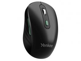 YENKEE YMS 2045BK Dual WL mouse SWAY, fekete