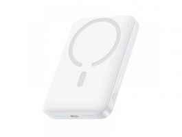 Baseus EnerFill FM11 Magnetic vezeték nélküli gyorstöltő powerbank 10000 mAh, 22.5W, fehér + 60W USB Type-C, 30cm kábel