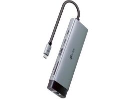 TP-LINK USB Type-C HUB 9 portos 1xHDMI + 1xLAN + 1xPD 100W + 1xUSB-C, 3xUSB +2xKártyaolvasó, UH9120C