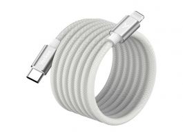 YENKEE YCU MAGNETIC 01 wh USB-C/Lightning adatkábel (37000585) fehér