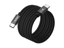 YENKEE YCU MAGNETIC 02 bk 100w USB-C/USB-C adatkábel (37000586) fekete