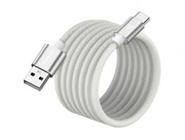 YENKEE YCU MAGNETIC 04 wh USB-C/A adatkábel (37000531) fehér