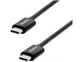 ADATA kábel USB 3.2 - USB TypeC - TypeC 1m műanyag fekete (CACC-100PN-BK)