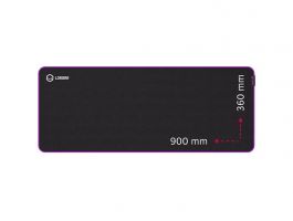 Lorgar Main 319 900x360 egérpad, fekete-lila (LRG-GMP319)