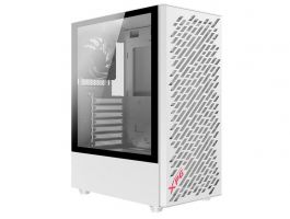 ADATA XPG Valor AIR Midi ATX PC ház, 4x120mm ventilátor, Tápegység nélkül, üvegfalú, fehér (VALORAIRMT-WHCWW)