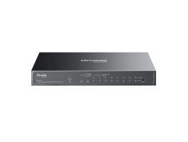 TP-LINK Switch 9x1000Mbps (8xPOE+) +1xGigabit SFP kombó Fémházas Easy Smart (Omada), ES210GP