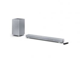 SHARP Q HT-SBW53121(SL) 3.1.2 Dolby Atmos / DTS:X hangprojektor vezeték nélküli mélynyomóval, ezüst