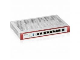 ZYXEL Tűztfal 1x2.5-GbE port + 6x1-GbE +1xPOE+ 1xUSB 3.0 + 1konzol port (USGFLEX200HP-EU0101F)