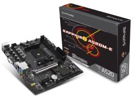 Sapphire A520M-E AM4 mATX alaplap (52119-04-40G)